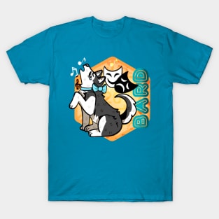 dungeons and dragons bard dog T-Shirt